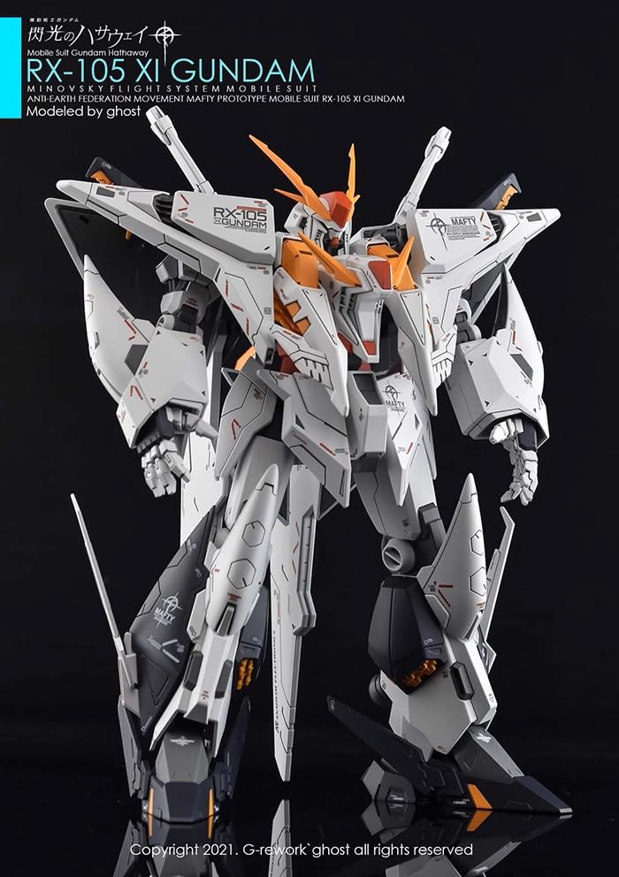 Amazon | 〔1/144スケール HG/RG〕RX-105 Ξ（クスィー） 用水転写式